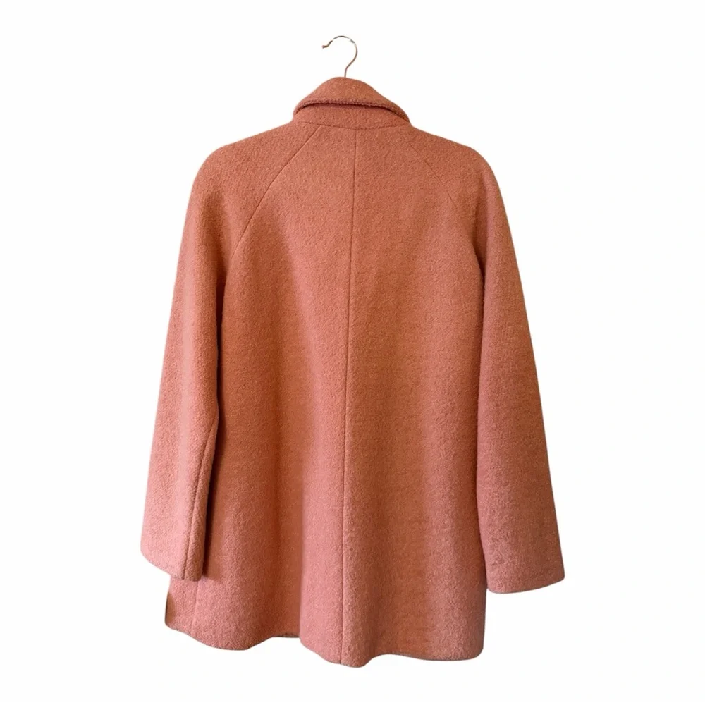 Cotton Candy Pink Double-Breasted Coat - Picture 2 of 6